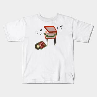 Coffee and Christmas Music Kids T-Shirt